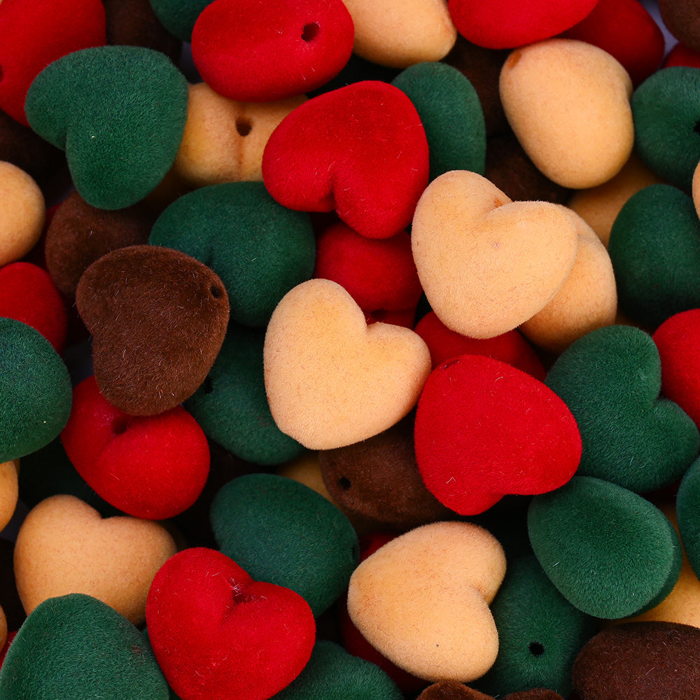 Acrylic Love Heart Beads