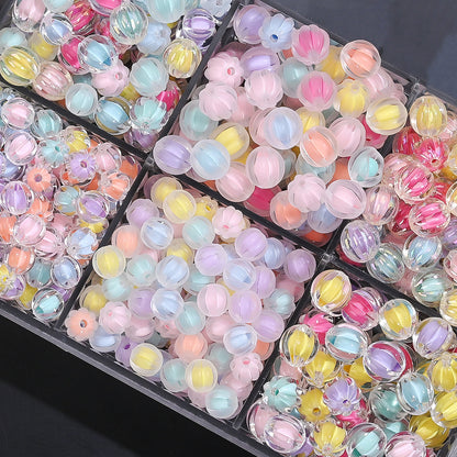 Acrylic Pumpkin Beads