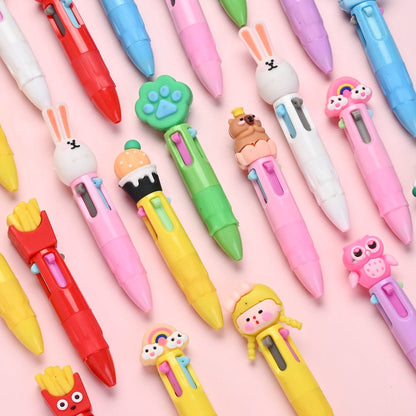 Cartoon Animal Retractable Ballpoint Pens