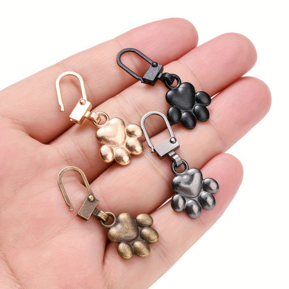 Dog Paw Zipper Slider Puller Set