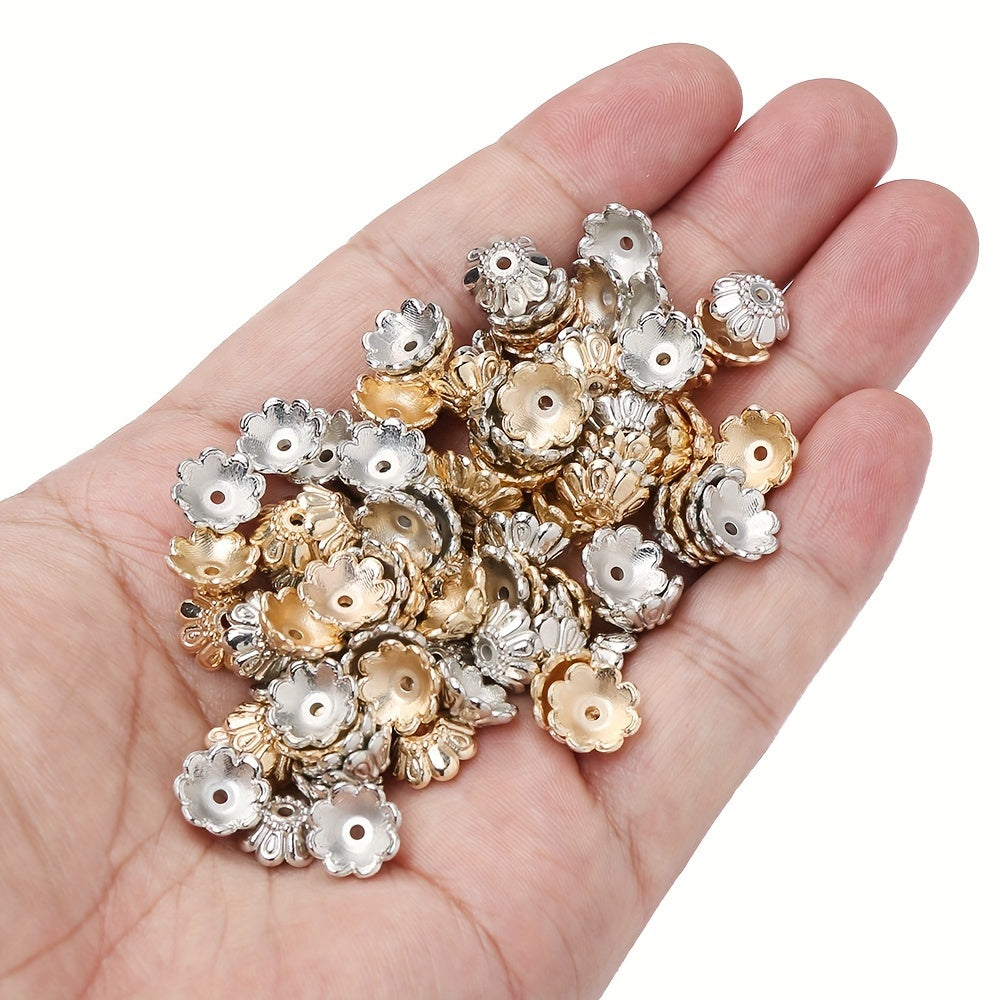 Tulip Pattern Plastic Beads