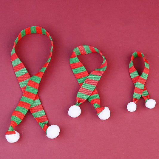 10-Piece Mini Christmas Scarf Decorations