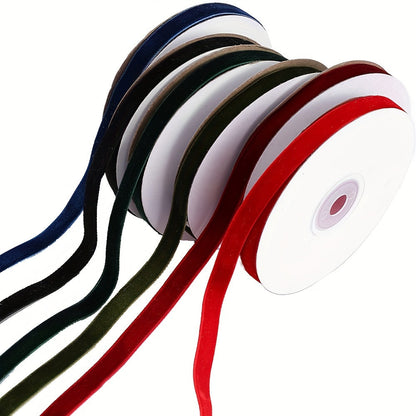 Velvet Polyester Ribbon Roll