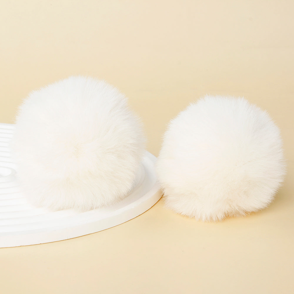 Fashion Multicolored Faux Rabbit Fur Plush Balls