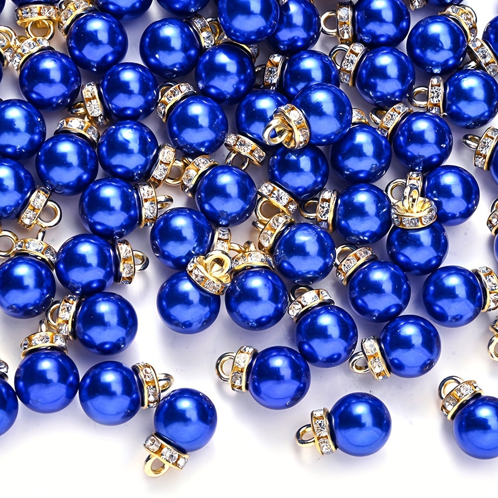 10x14 mm Christmas Acrylic Rhinestone Pendant Charms