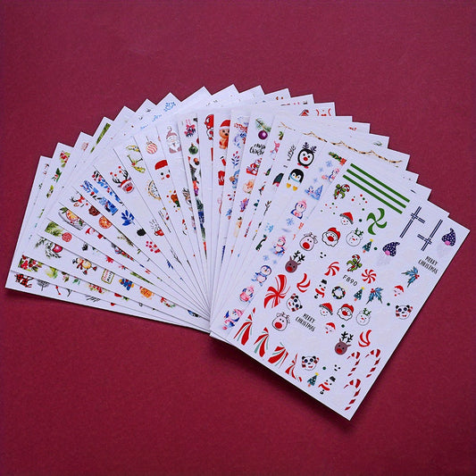 Colorful Christmas Self-Adhesive Stickers