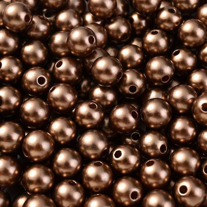 Colorful Imitation Pearl Acrylic Beads