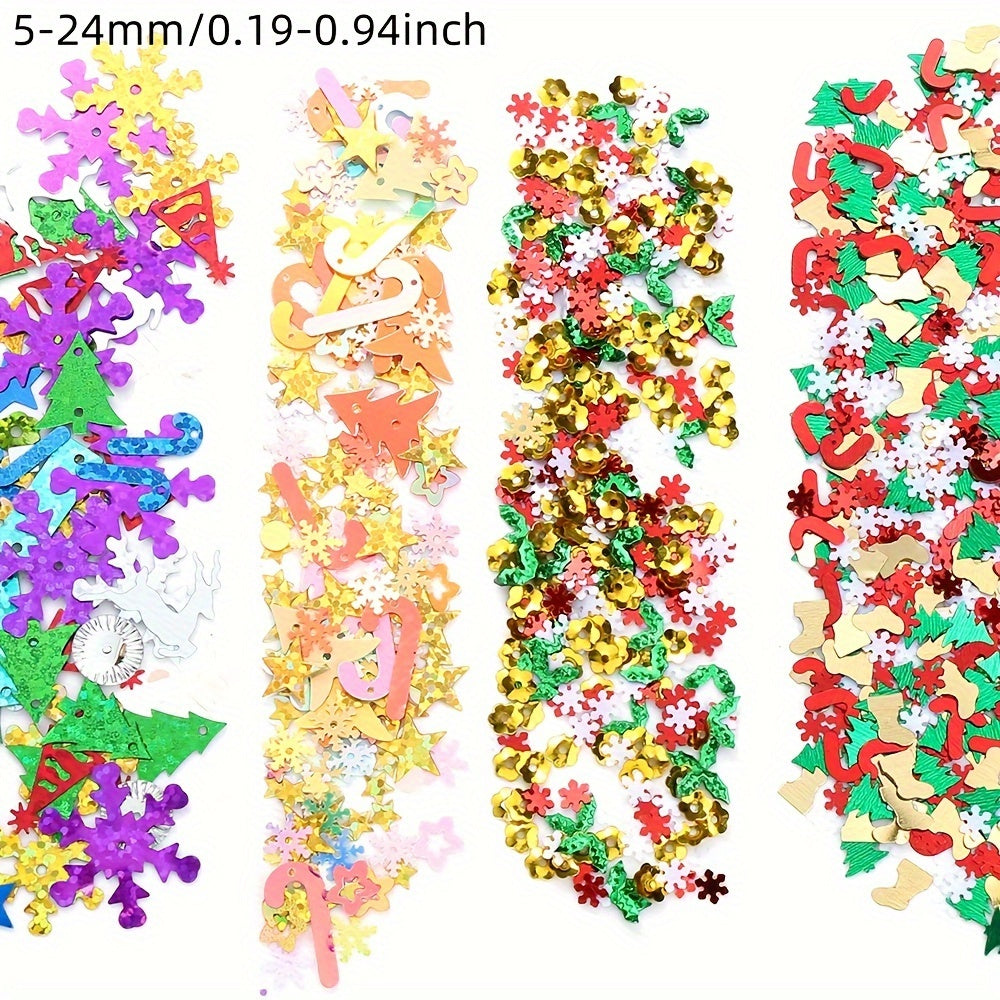Christmas Theme Mini Sequin Beads