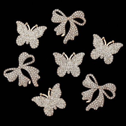 Golden Bow Flatback Embellishments