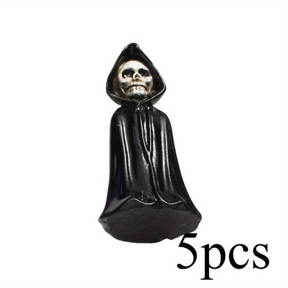 5-Piece Halloween Mini Resin Figurine Set