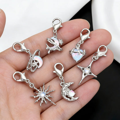 Moon Star Heart Alloy Charms