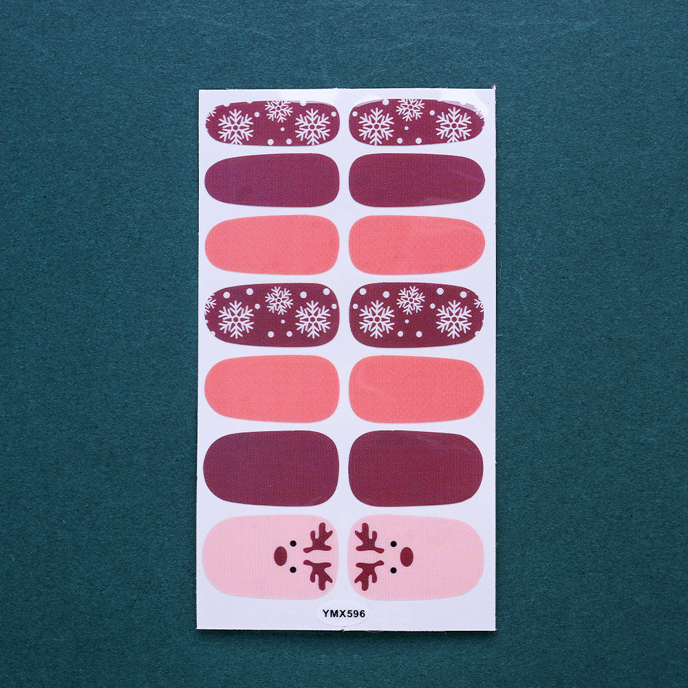1 Sheet Christmas Nail Wrap Stickers