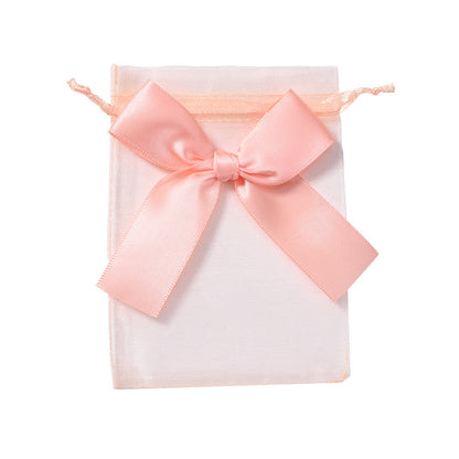 10PCS Organza Drawstring Gift Bag Set with Bowknot