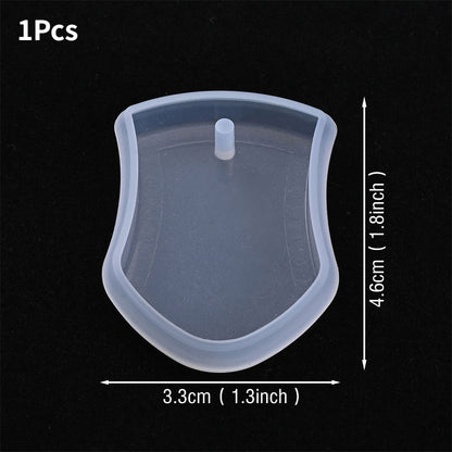 Transparent Silicone Pendant and Keychain Molds