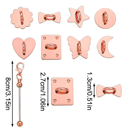 Beadable Self-Adhesive Keychain Hooks