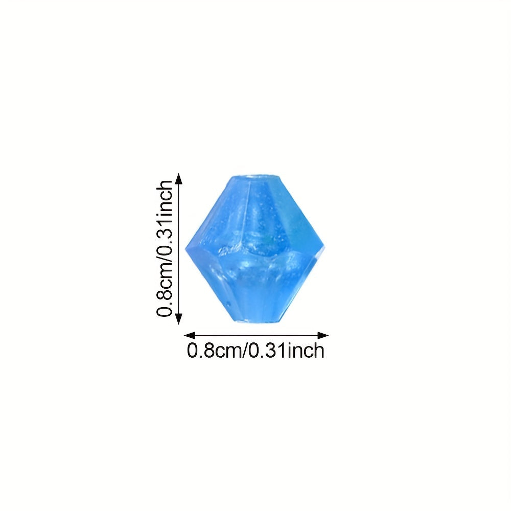 Luminous Rhombus Acrylic Beads