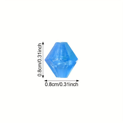Luminous Rhombus Acrylic Beads