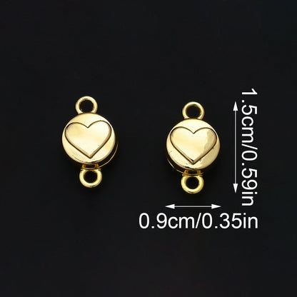 Heart Magnetic Clasp Connectors