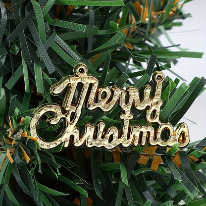 Merry Christmas Acrylic Pendant Charms