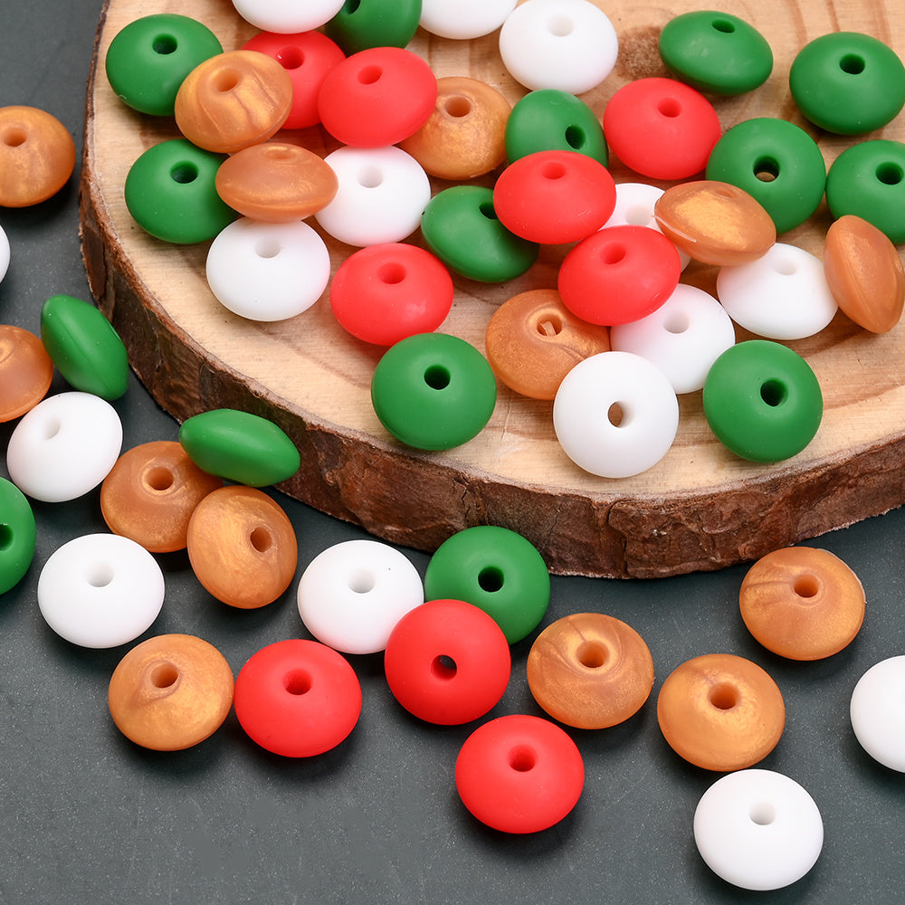 Silicone Abacus Beads