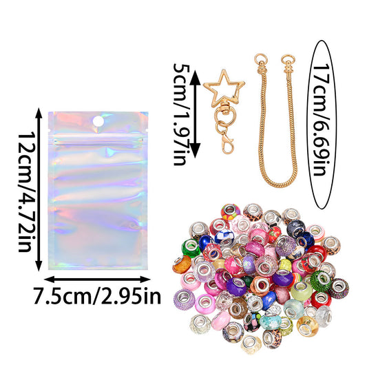 Star Beadable Keychain Set