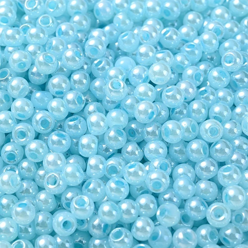 200PCS 4mm Cream Glass Rice Beads