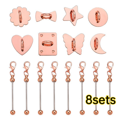 DIY Keychain Making Kit with Flatback Charms