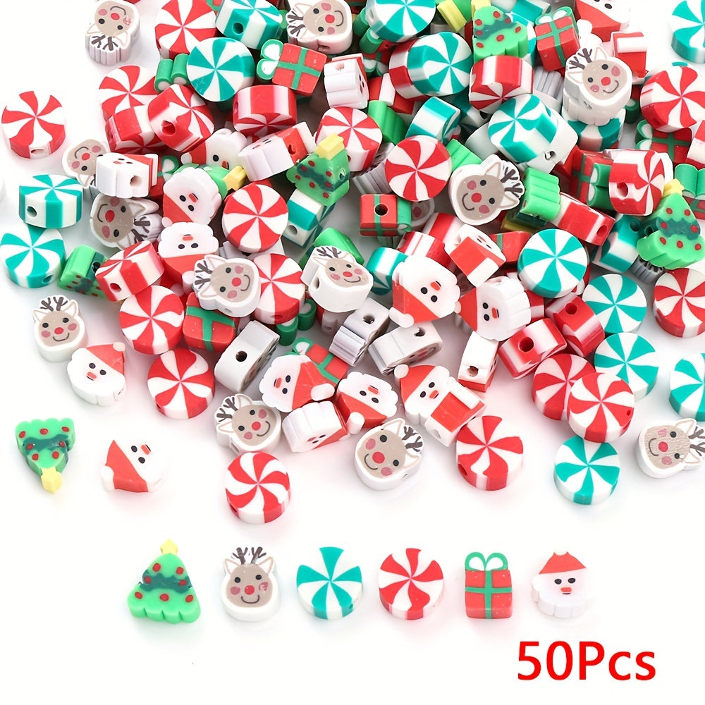 Halloween & Christmas Soft Pottery Beads