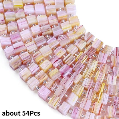 Square Natural Stone Beads