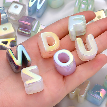 18x21 mm Acrylic Letter Beads