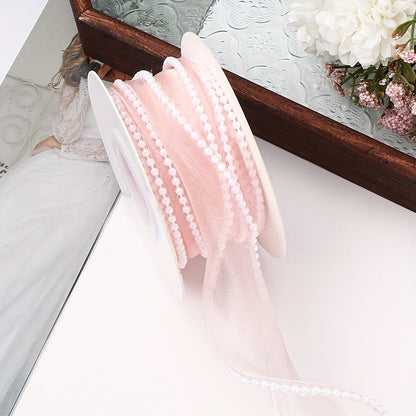 4 cm Fishtail Fabric Ribbon, 4.5 m