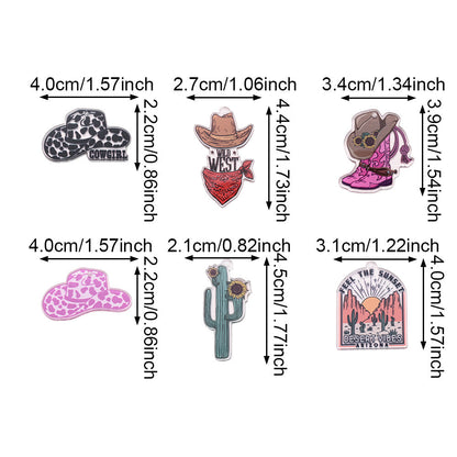 Cowboy Series Acrylic Charms