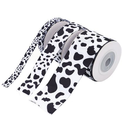 Cow Pattern Polyester Ribbon