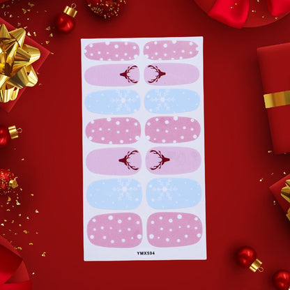 1 Sheet Christmas Nail Wrap Stickers