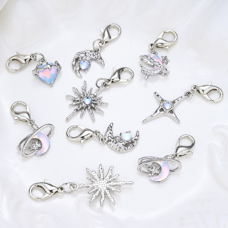 Moon Star Heart Alloy Charms