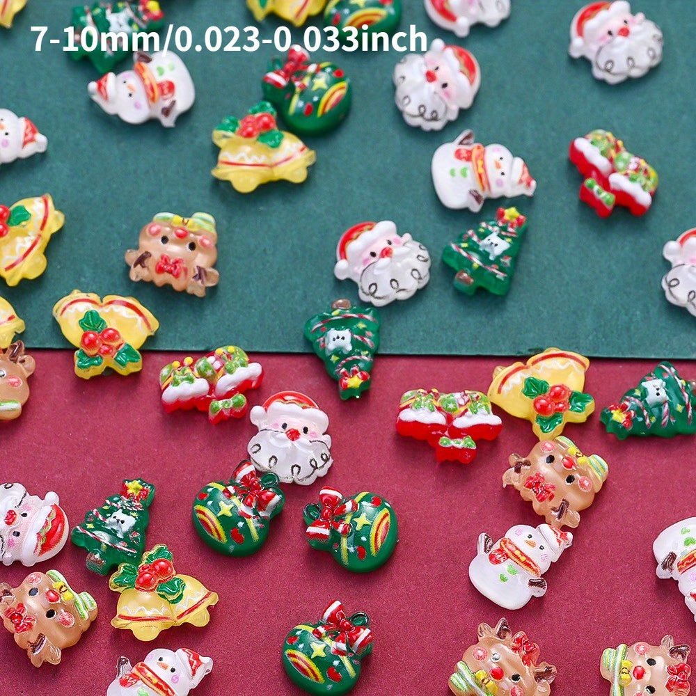 Christmas Resin Flatback Embellishments