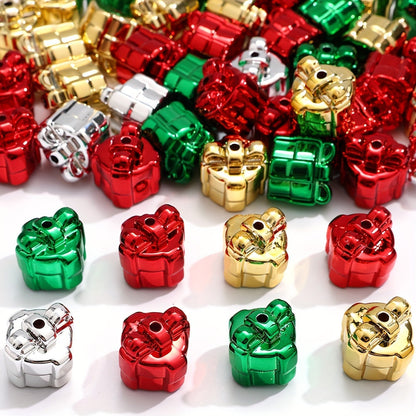 Gift Box Shape Acrylic Beads