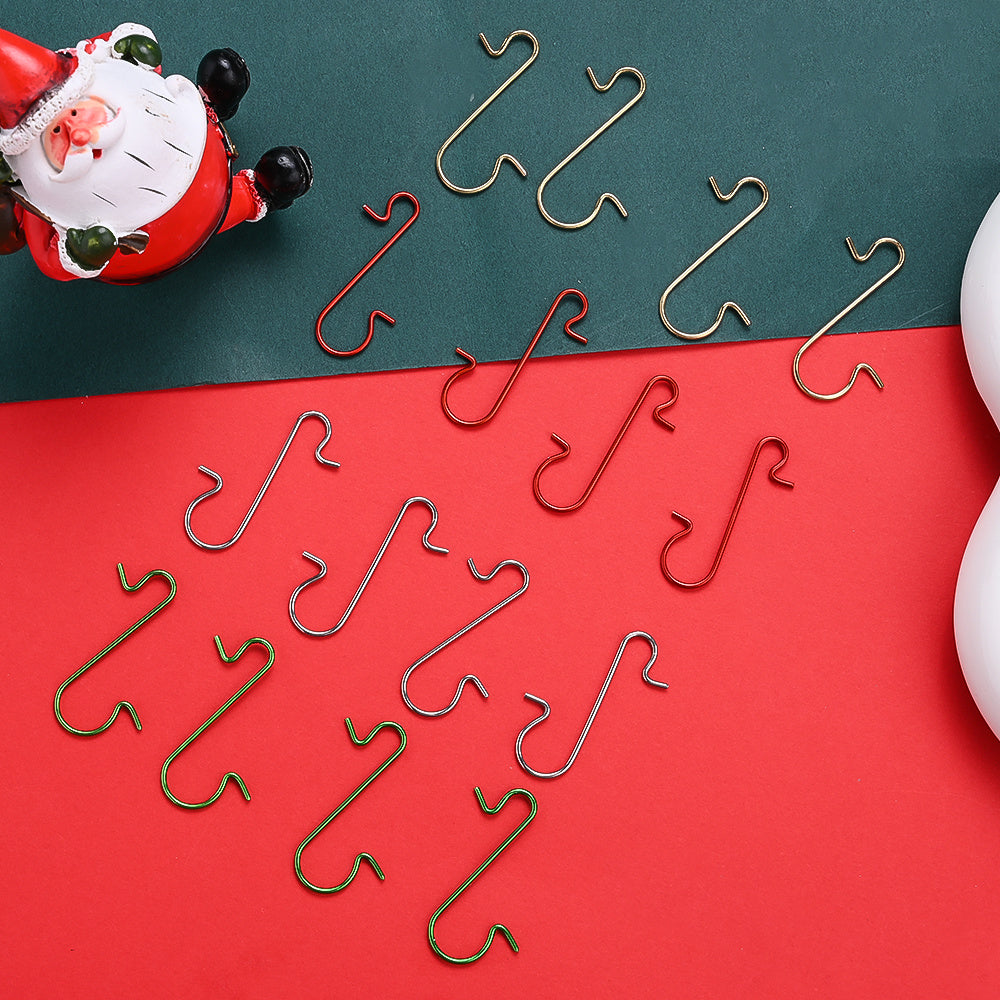 20PCS 30mm Christmas Ornament Hanging Hooks