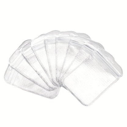 8.5x13 cm Silver Ziplock Jewelry Storage Bags