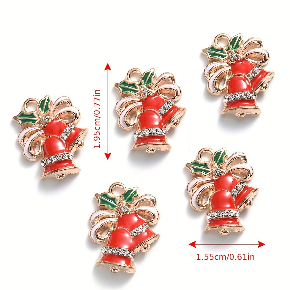 Mixed Metal Christmas Pendants