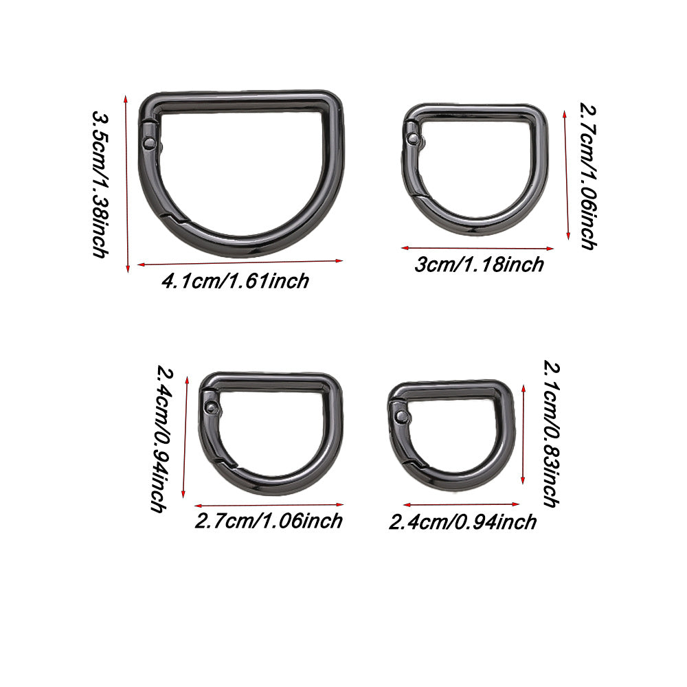 D Shape Spring Buckle Set