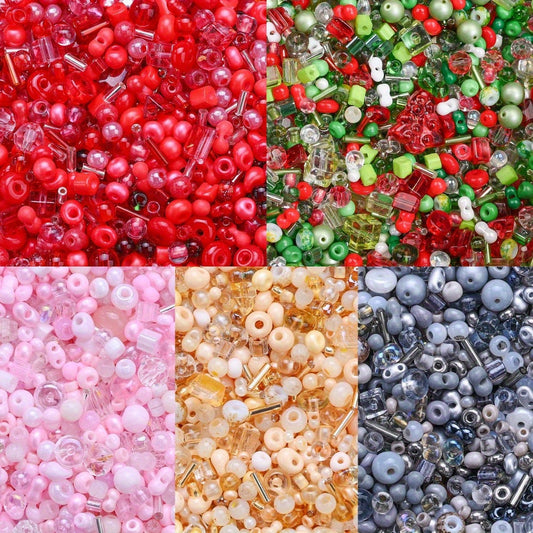 Christmas Glass Seed Beads