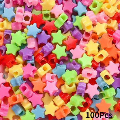 Mixed Heart Butterfly Acrylic Beads
