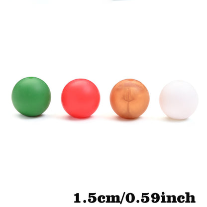 Christmas Silicone Round Beads