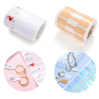 White Love Jewelry Price Labels