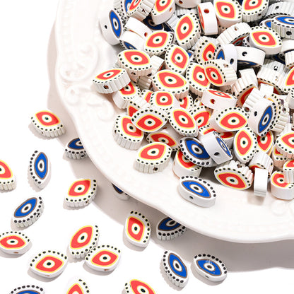 Evil Eye Polymer Clay Beads