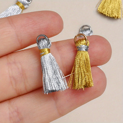 Golden Silver Tassels
