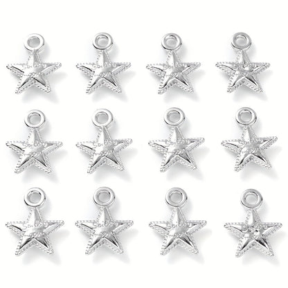 20PCS 12×15mm Antique Star CCB Pendant Beads