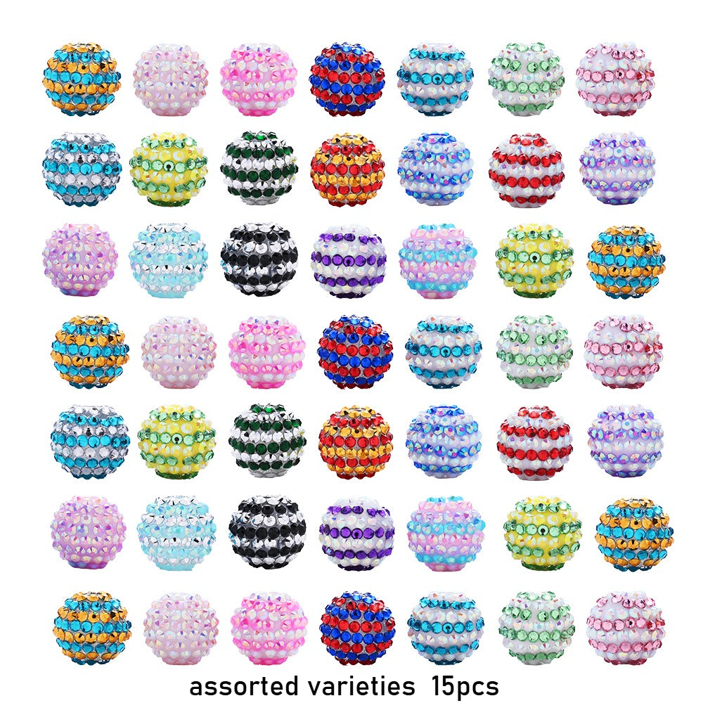 Rhinestone Rondelle Spacer Beads