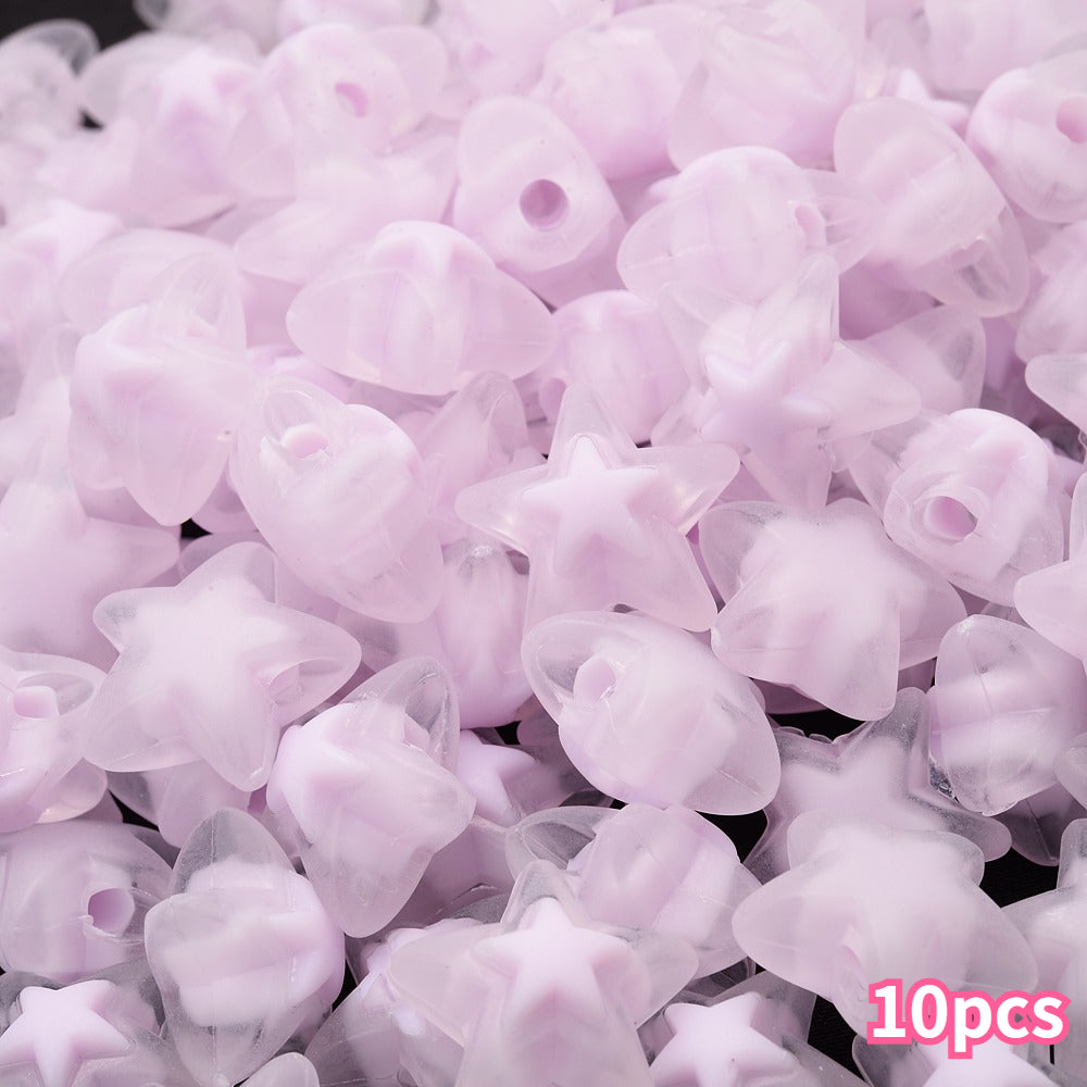 16 mm Acrylic Star Beads